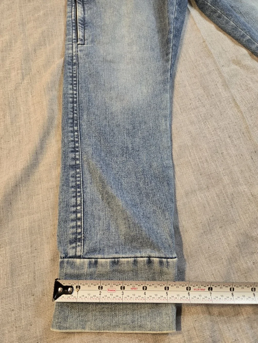DENIZEN From Levis Boys Size 16 Light Wash Denim Drawstring Jogger Pants